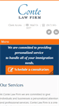 Mobile Screenshot of conte-lawfirm.com